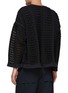 Back View - Click To Enlarge - CFCL - ‘Façade’ Mesh Panel Ripped Zip Up Cardigan