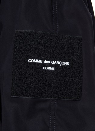  - COMME DES GARÇONS HOMME - Velcro Logo Contrast Panel Cotton Parka