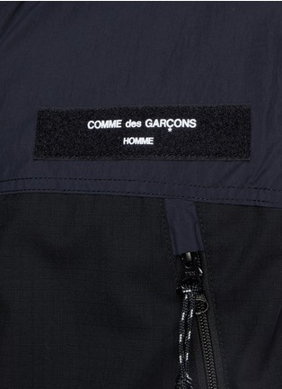  - COMME DES GARÇONS HOMME - Velcro Logo Ripstop Panel Wool Vest