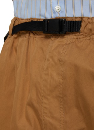  - COMME DES GARÇONS HOMME - Buckled Belt Cotton Shorts
