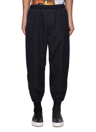 Main View - Click To Enlarge - COMME DES GARÇONS HOMME - Elasticated Cuff Wool Blend Balloon Pants