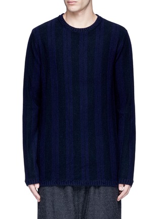 Main View - Click To Enlarge - ZIGGY CHEN - Stripe baby cashmere sweater