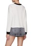 Back View - Click To Enlarge - ALICE & OLIVIA - ‘GLEESON’ BEAD EMBELLISHED CREWNECK LONG SLEEVE SWEATER