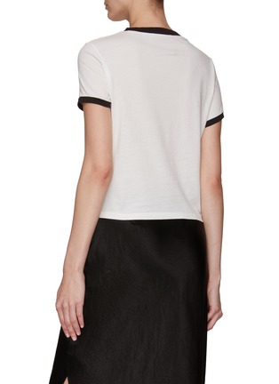 Back View - Click To Enlarge - ALICE + OLIVIA - ‘RYLYN’ STACE FACE CREWNECK COTTON T-SHIRT