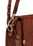 Detail View - Click To Enlarge - CHLOÉ - 'Indy' croc embossed leather camera bag