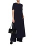 Figure View - Click To Enlarge - THE ROW - ‘GALA’ HIGH RISE ELASTICATED WAIST WIDE LEG PANTS