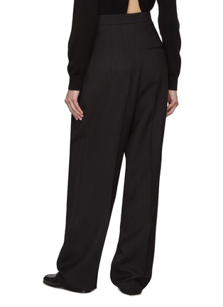 Back View - Click To Enlarge - THE ROW - ‘MARCELLITA’ DOUBLE FACE WIDE LEG WOOL PANTS