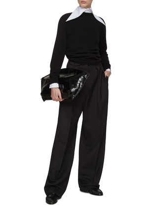 Figure View - Click To Enlarge - THE ROW - ‘MARCELLITA’ DOUBLE FACE WIDE LEG WOOL PANTS