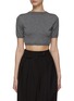 THE ROW - VIC CROPPED FINE WOOL SILK TOP