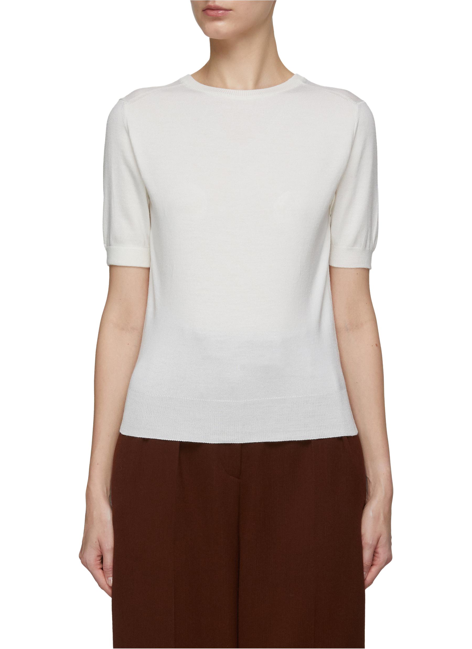 THE ROW ‘PAOLO' WOOL SILK BLEND TOP