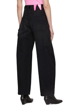 Back View - Click To Enlarge - DARKPARK - ‘Audrey’ High Rise Washed Balloon Jeans