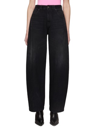 Main View - Click To Enlarge - DARKPARK - ‘Audrey’ High Rise Washed Balloon Jeans