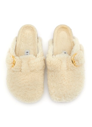Detail View - Click To Enlarge - BIRKENSTOCK - ‘BOSTON’ SHEARLING MULES