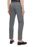 Back View - Click To Enlarge - PT TORINO - Flat Front Cropped Leg Cotton Blend Chinos