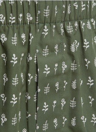  - SUNSPEL - Floral Print Cotton Boxer Shorts