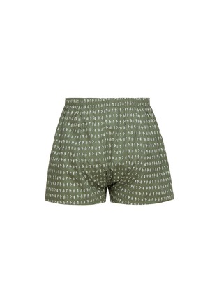 Figure View - Click To Enlarge - SUNSPEL - Floral Print Cotton Boxer Shorts
