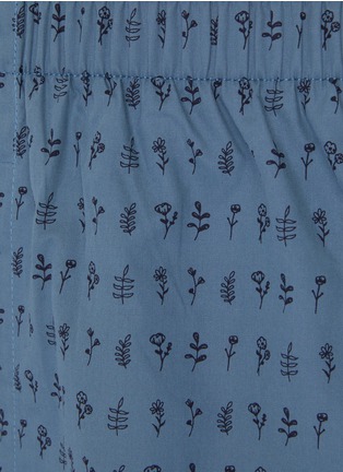 Detail View - Click To Enlarge - SUNSPEL - Floral Print Cotton Boxer Shorts