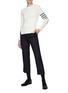Figure View - Click To Enlarge - THOM BROWNE  - 4 BAR MILANO STITCH CLASSIC CREW NECK COTTON CREPE SWEATER