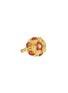 Main View - Click To Enlarge - CENTAURI LUCY - ‘Baroque’ 18K YELLOW GOLD CARNELIAN DIAMOND RING