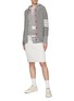 Figure View - Click To Enlarge - THOM BROWNE  - Logo Patch Cotton Ringer T-Shirt