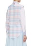 Back View - Click To Enlarge - THOM BROWNE  - Fun-Mix Plaid Curved Hem Madras Cotton Button Up Shirt
