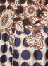  - BIYAN - Flower Embroidery Spot Print Cape Dress