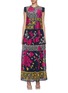 Main View - Click To Enlarge - BIYAN - Embroidered Silk Maxi Dress