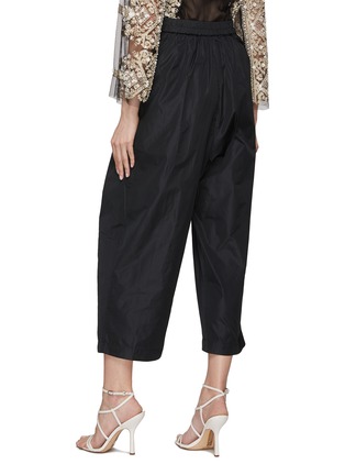 Back View - Click To Enlarge - BIYAN - Pleat Detail High Waist Tapered Pants
