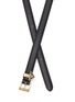 Detail View - Click To Enlarge - PRADA - LOGO BUCKLE SAFFIANO LEATHER BELT