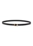 Main View - Click To Enlarge - PRADA - LOGO BUCKLE SAFFIANO LEATHER BELT