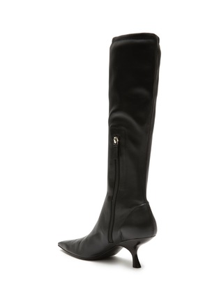 - THE ROW - ‘LADY’ SQUARE TOE NAPPA LEATHER KNEE HIGH BOOTS