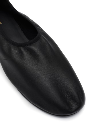 Detail View - Click To Enlarge - THE ROW - ‘Ozzy’ Nappa Leather Sock Slippers