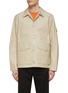 Main View - Click To Enlarge - STONE ISLAND - ‘Ghost O-Ventile’ Patch Pocket Cotton Shirt Jacket