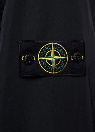  - STONE ISLAND - Logo Embroidery Zip Up Snap Button Jacket