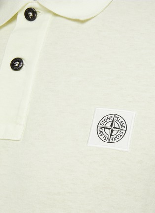  - STONE ISLAND - Compass Logo Patch Short Sleeve Polo Shirt