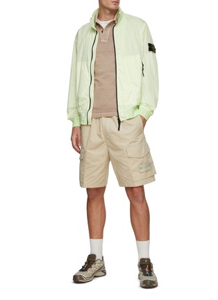 Figure View - Click To Enlarge - STONE ISLAND - ‘Ghost O-Ventile’ Bermuda Cargo Shorts