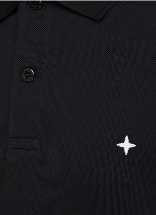  - STONE ISLAND - Star Embroidery Cotton Polo Shirt
