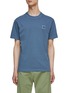 Main View - Click To Enlarge - STONE ISLAND - Logo Patch Dyed Cotton Crewneck T-Shirt