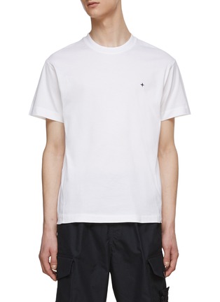 Main View - Click To Enlarge - STONE ISLAND - Embroidery Star Crewneck T-Shirt