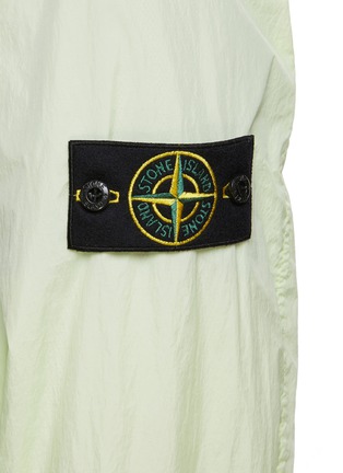  - STONE ISLAND - Crinkled Surface Stand Collar Zip Up Jacket