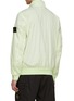 Back View - Click To Enlarge - STONE ISLAND - Crinkled Surface Stand Collar Zip Up Jacket