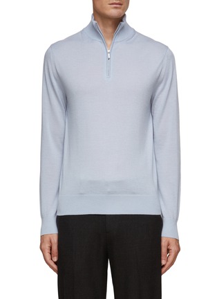 Main View - Click To Enlarge - DREYDEN - Cashmere Knit High Neck Sweater