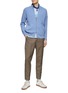 Figure View - Click To Enlarge - DREYDEN - RIB KNIT FULL ZIP CASHMERE CARDIGAN