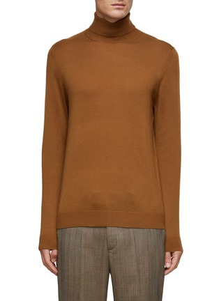 Main View - Click To Enlarge - DREYDEN - Classic Cashmere Knit Turtleneck Sweater