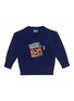 DREYDEN - x Mr Slowboy 'War & Peace’ Graphic Cashmere Knit Kids Sweater