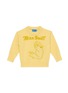 Main View - Click To Enlarge - DREYDEN - ‘Miss Sniff’ Graphic Cashmere Knit Kids Sweater