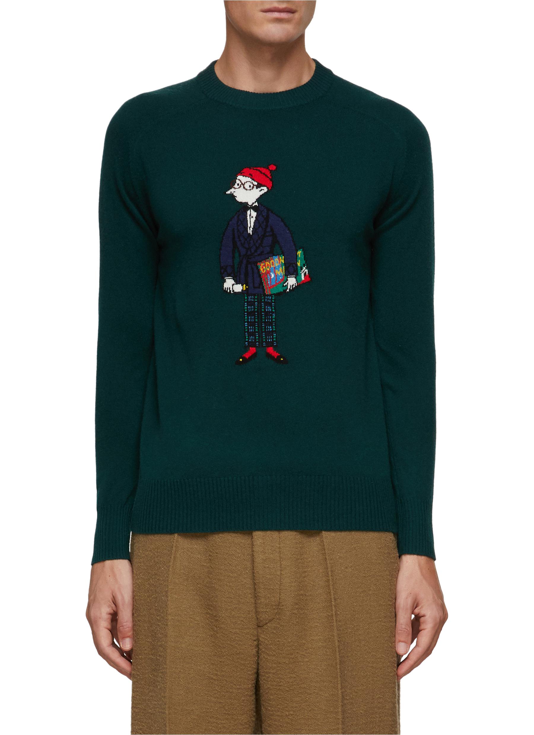 DREYDEN x Mr Slowboy 'The Father' Graphic Cashmere Knit Sweater