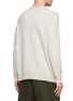 Back View - Click To Enlarge - PANGAIA - CREWNECK LONG SLEEVE CASHMERE WOOL BLEND KNIT SWEATER