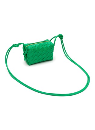 Bottega Veneta Men's Candy Cassette Intrecciato Leather Crossbody Bag