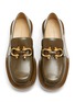 Detail View - Click To Enlarge - BOTTEGA VENETA - ‘Monsieur’ Horsebit Embellished Patent Leather Loafers